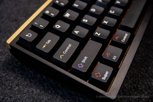 Keyreative KAP WoB(White on Black)レビュー|シンプルが故にアクセントカラーがおしゃれなキーキャップ