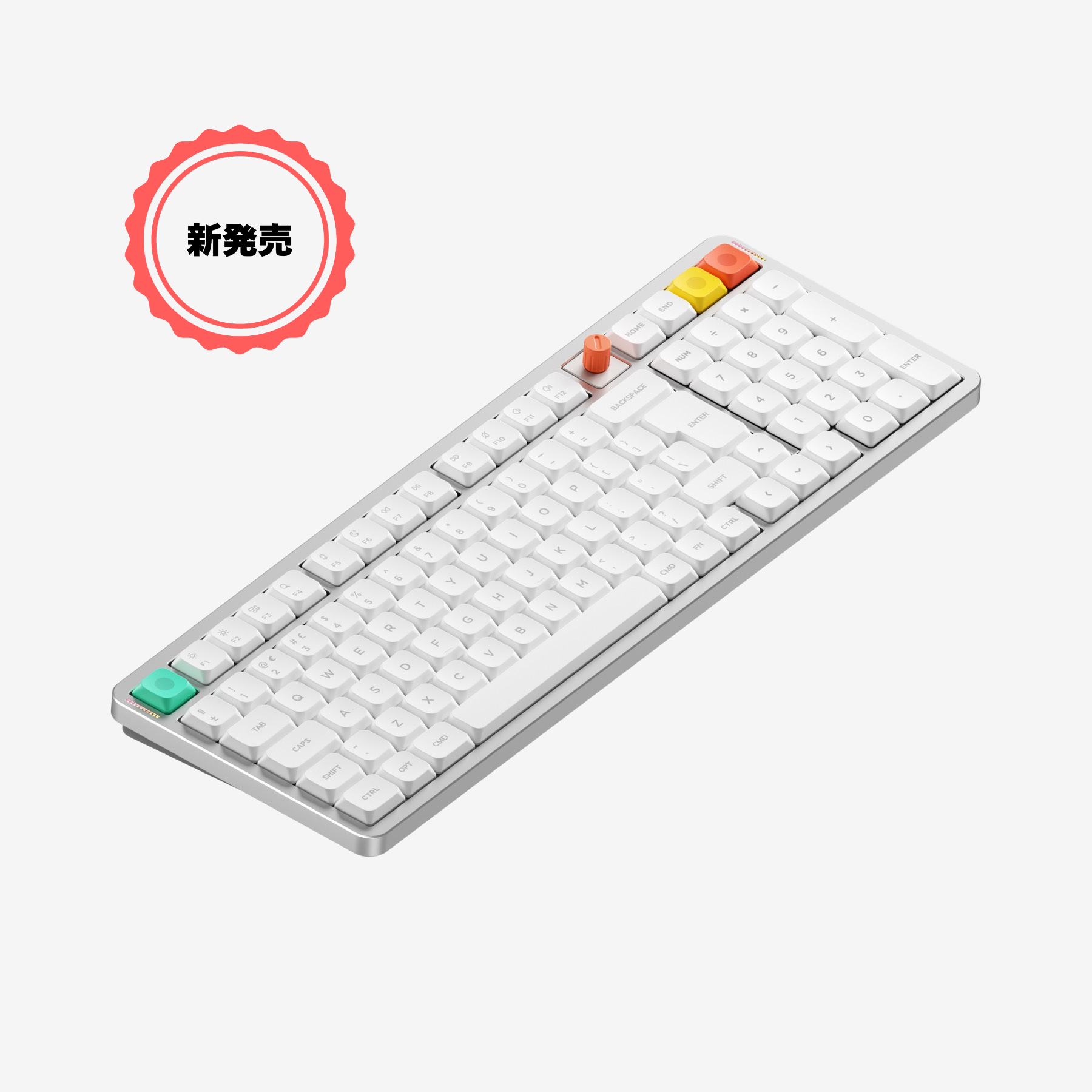 NuPhy Air 100 V3 ロープロファイル メカニカルキーボード ロープロファイル メカニカルキーボード 100%｜Air100 V3 日本語配列
