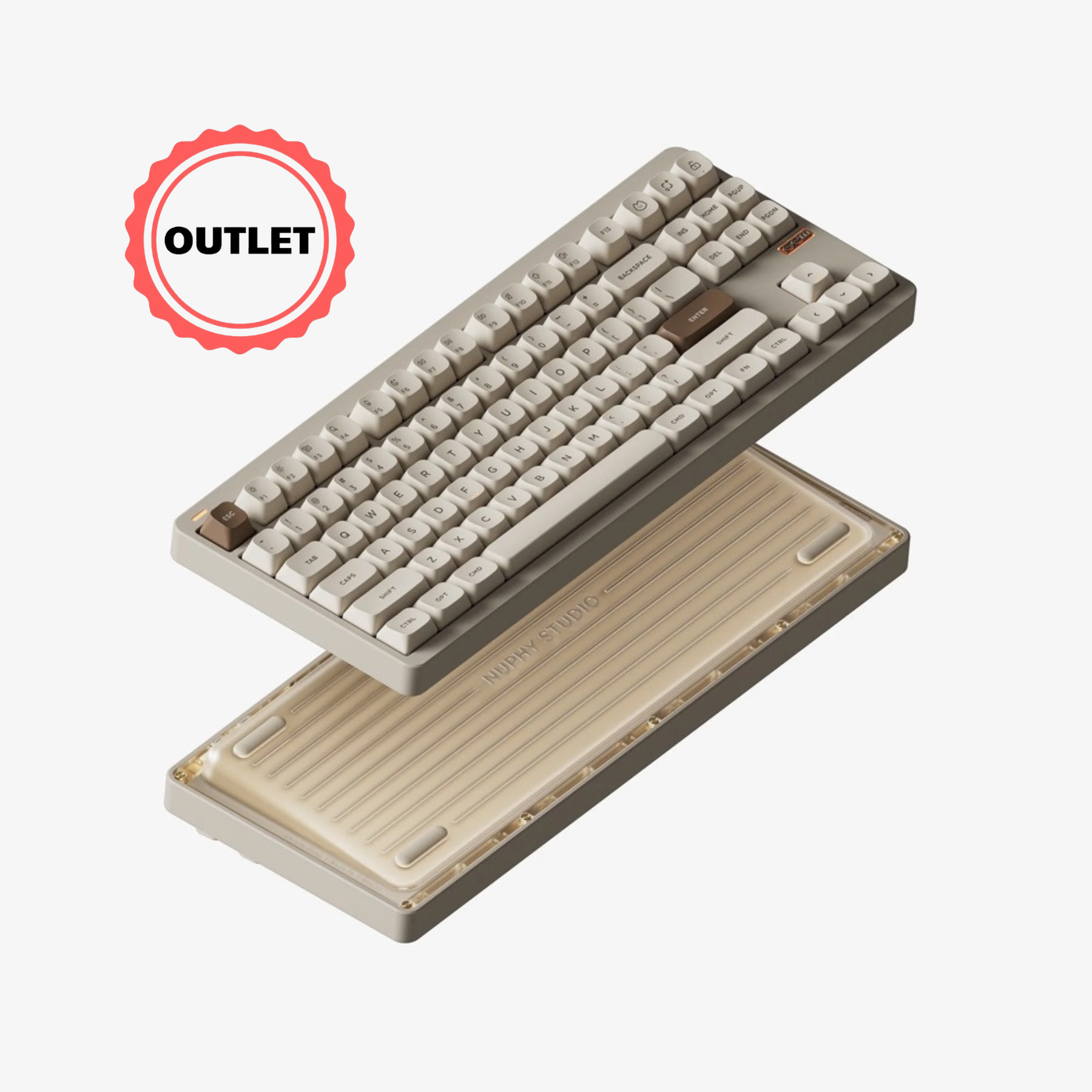 NuPhy Gem80 QMK/VIA ワイヤレス メカニカルキーボード (US ANSI 配列