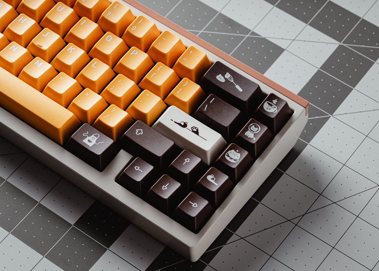 【新発売】Keyreative Nekoccino ABS Cherry Profile キーキャップ
