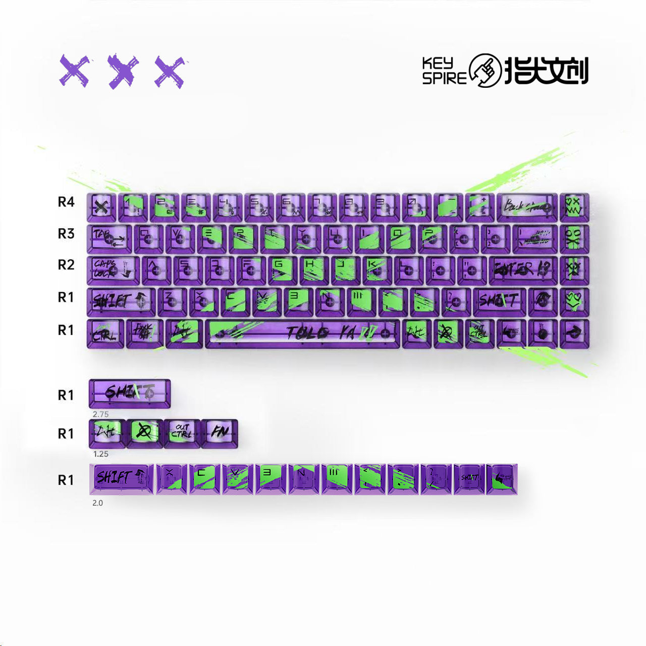 【新規取扱商品】KeyTok XXX Cherry Profile PC キーキャップ