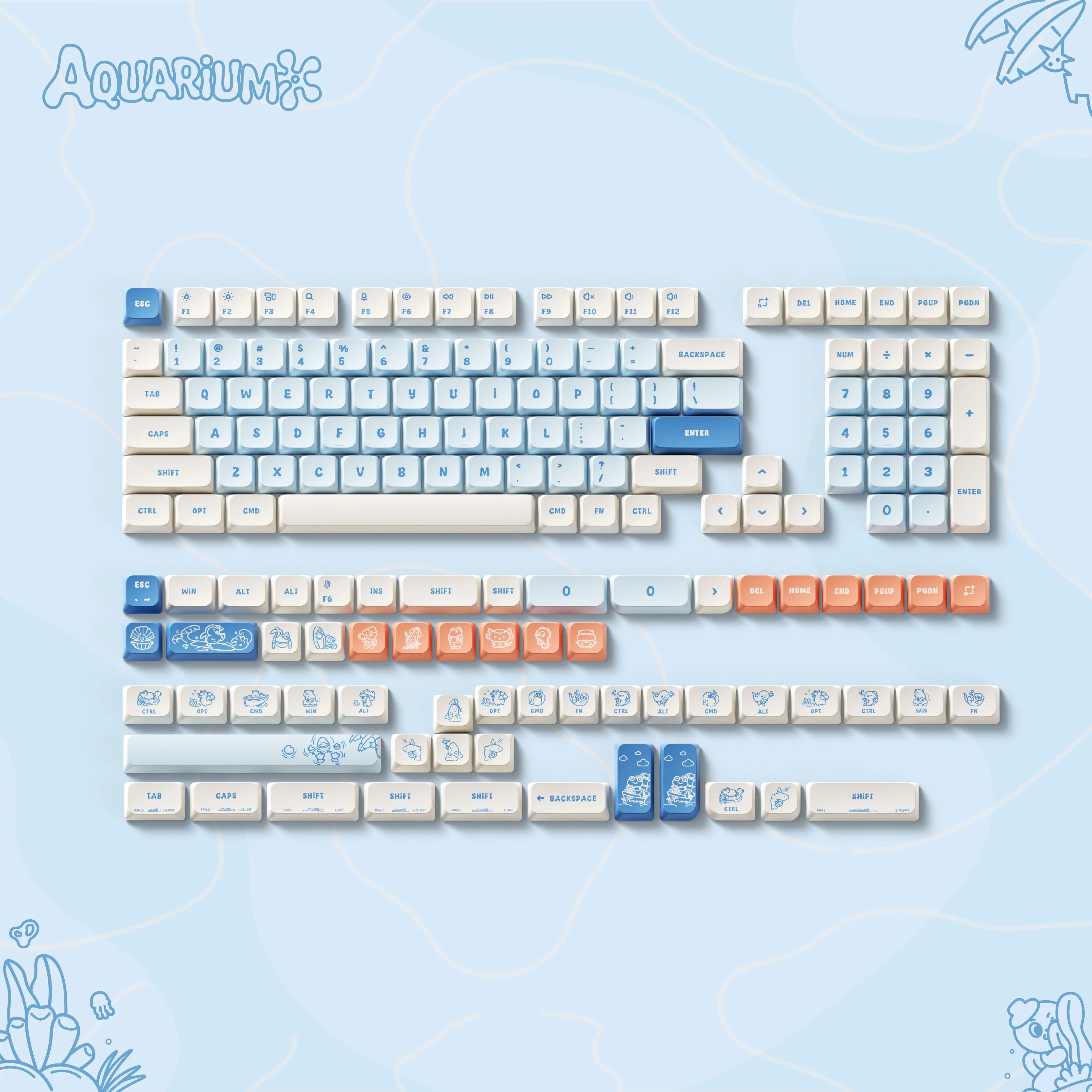 NuPhy キーキャップセット nSA Profile AquariumnSAMain01.webp?v=