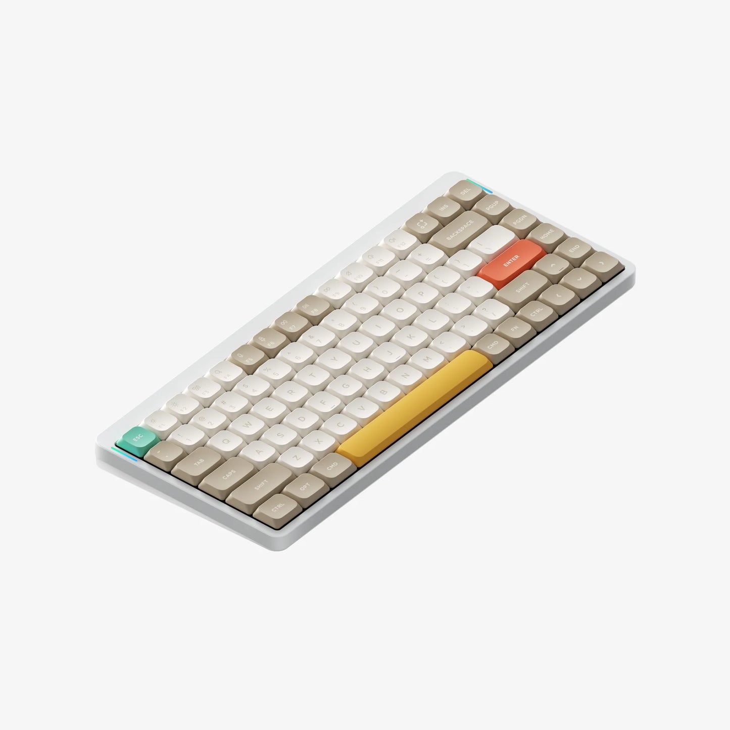 Nuphy COAST Dawn nSA Profile Dye-sub PBT キーキャップ (ミルクティー)