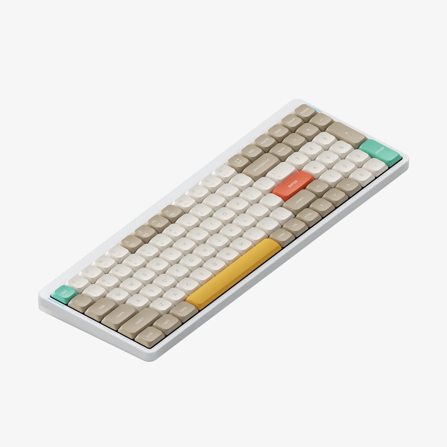Nuphy COAST Dawn nSA Profile Dye-sub PBT キーキャップ (ミルクティー)