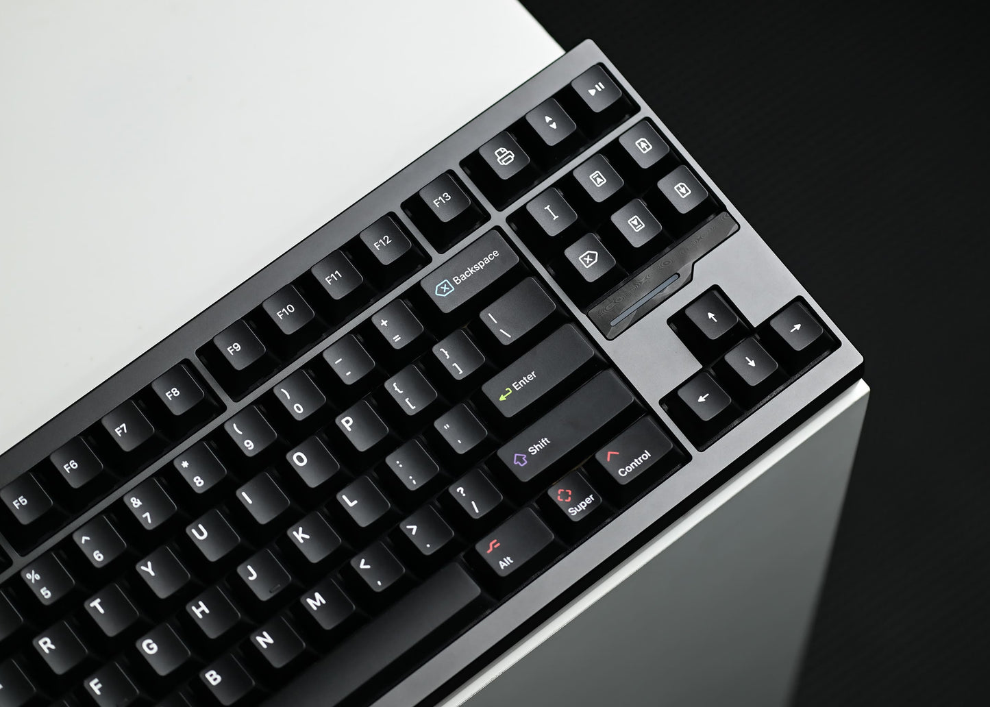 【予約商品】Keyreative KAP White on Black Doubleshot Cherry Profile キーキャップ