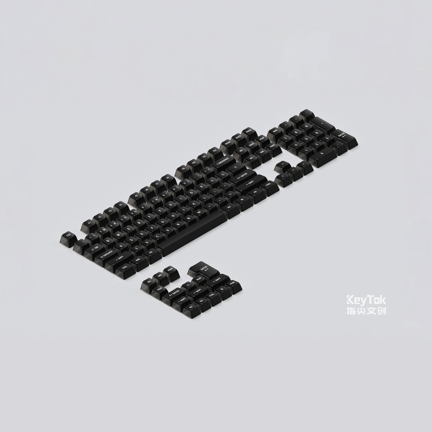 【新規取扱商品】KeyTok WoB & BoW KOL Profile Dye-Sub PBT キーキャップ