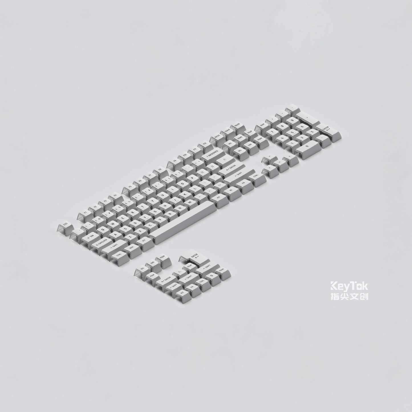 【新規取扱商品】KeyTok WoB & BoW KOL Profile Dye-Sub PBT キーキャップ