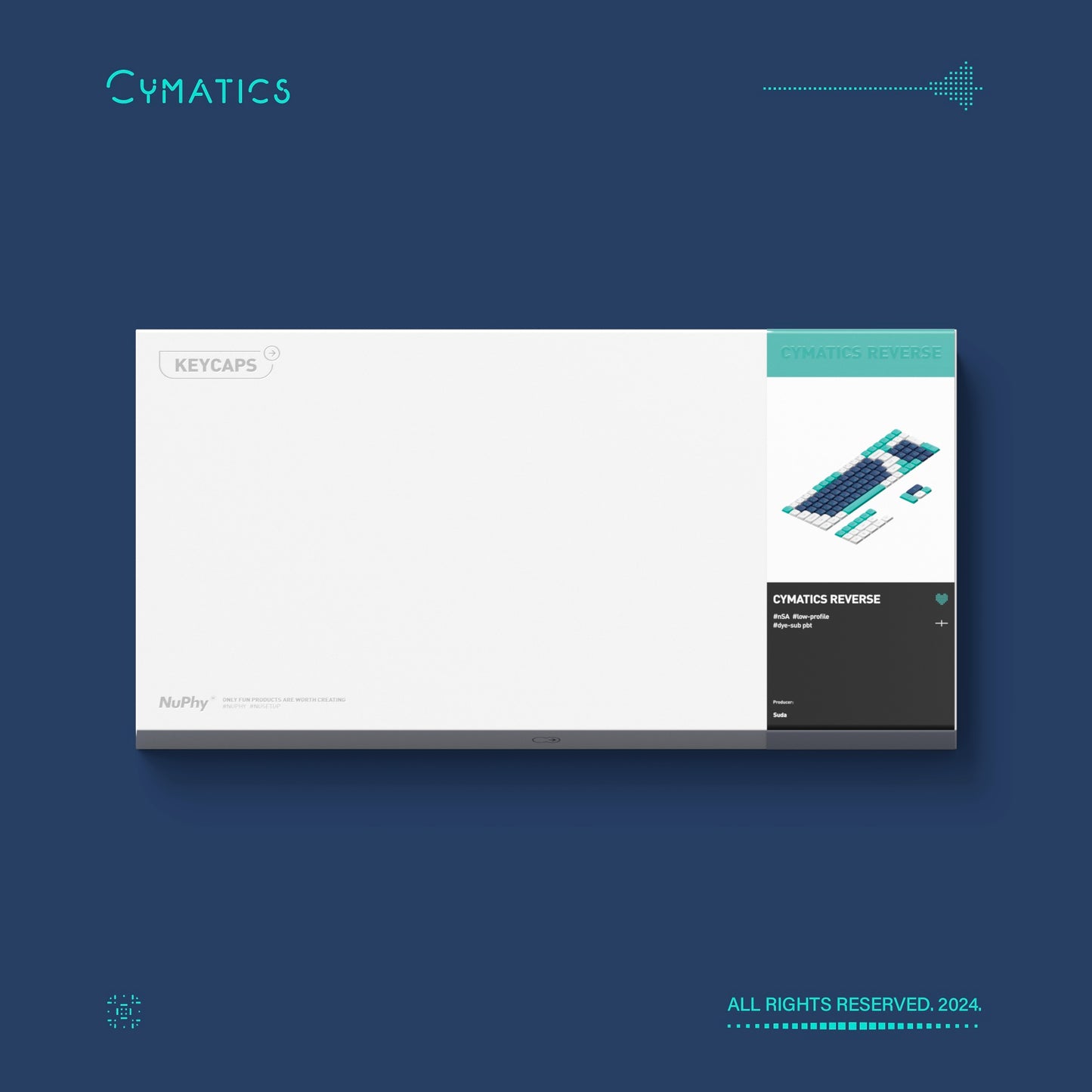 Cymatics nSA Profile Dye-sub PBT キーキャップ