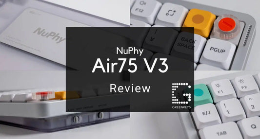 NuPhy Air75 V3 JIS（日本語配列）レビュー｜打鍵音の方向性が変化したロープロキーボードの魅力とは