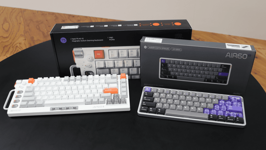 NuPhy Field75 HE V2とAir60 HEの磁気キーボード