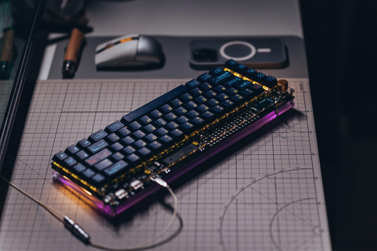 LeleLab Y2K 76 自作キーボードキット 本体デザイン