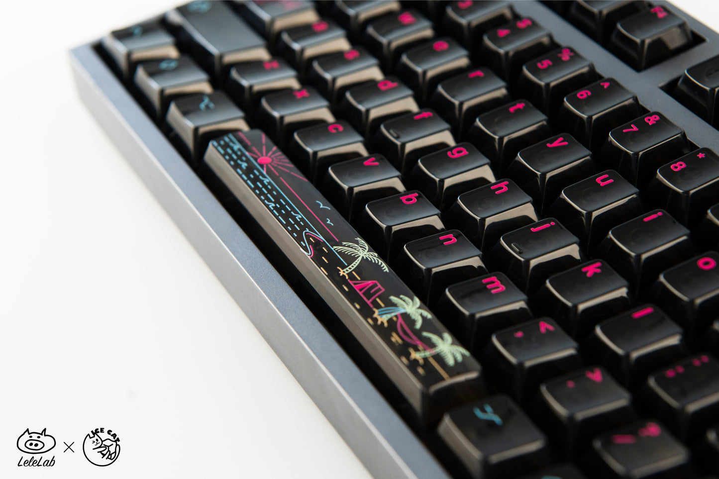 Lelelab x ICE CAT Seaside Clear Keyset