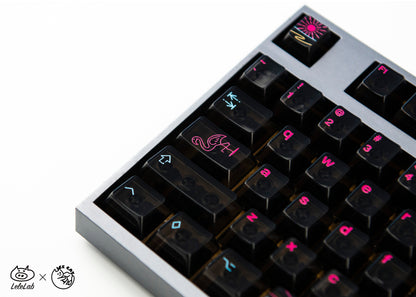 Lelelab x ICE CAT Seaside Clear Keyset