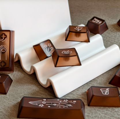 LeleDesign x KeyTok Good Night,Cocoa Keycaps Set