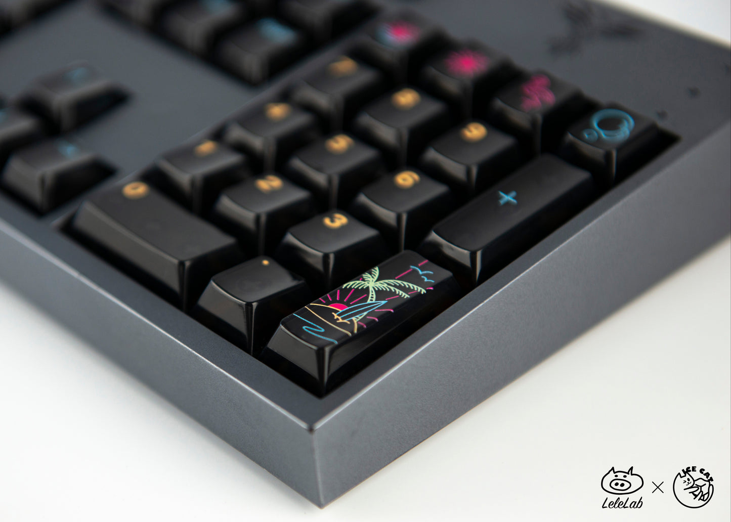 Lelelab x ICE CAT Seaside Clear Keyset