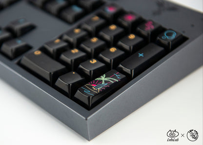 Lelelab x ICE CAT Seaside Clear Keyset