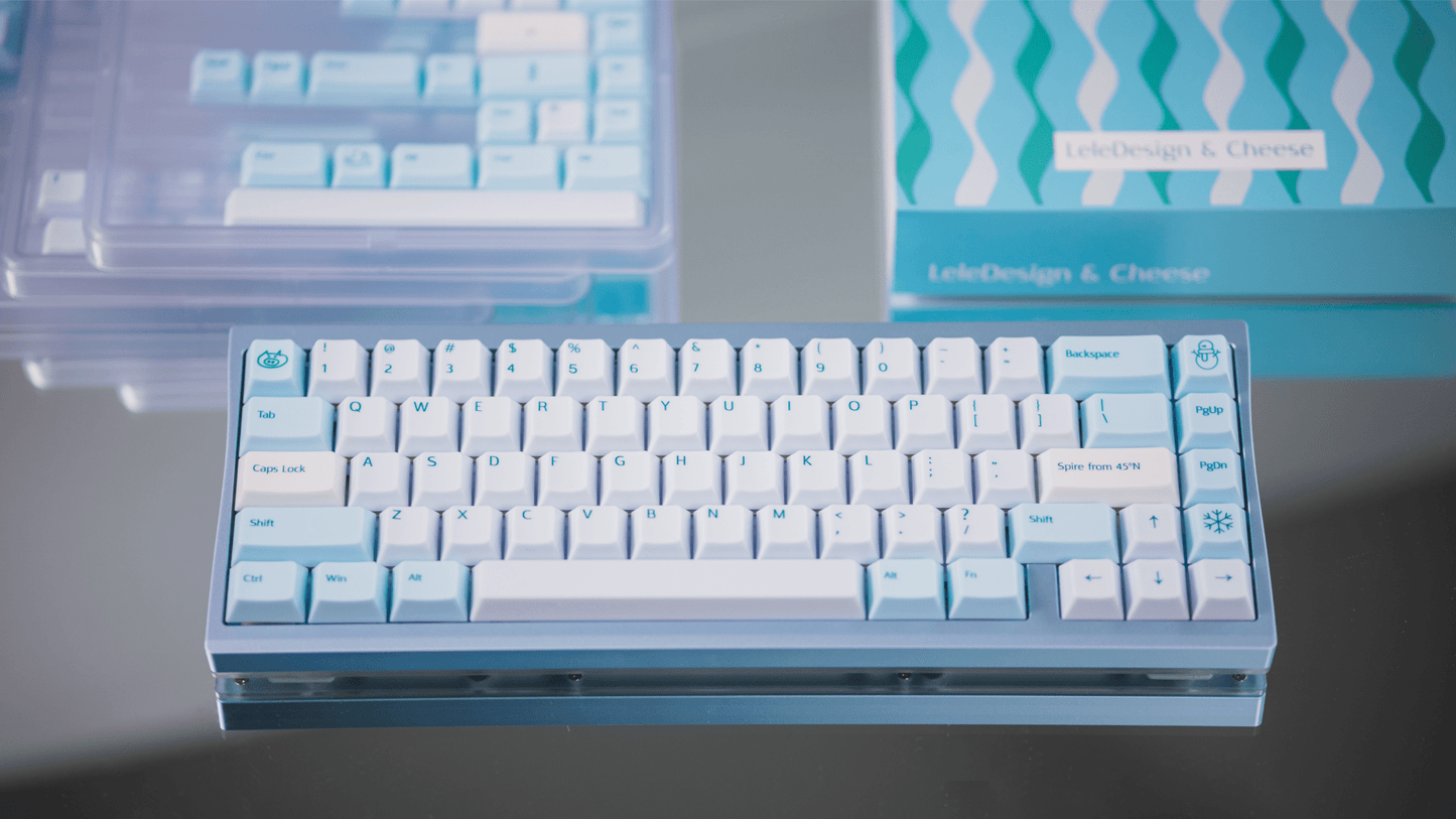 【新発売】LeleLab×Cheese Snowspire Lake Keycap set