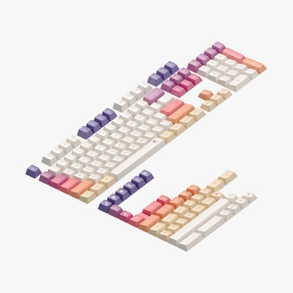 【取り寄せ】Carmine Cloud Cherry Profile Dye-sub PBT キーキャップ