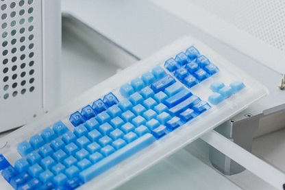 Leledesign Ocean Blue Cherry Profile Keycaps Set
