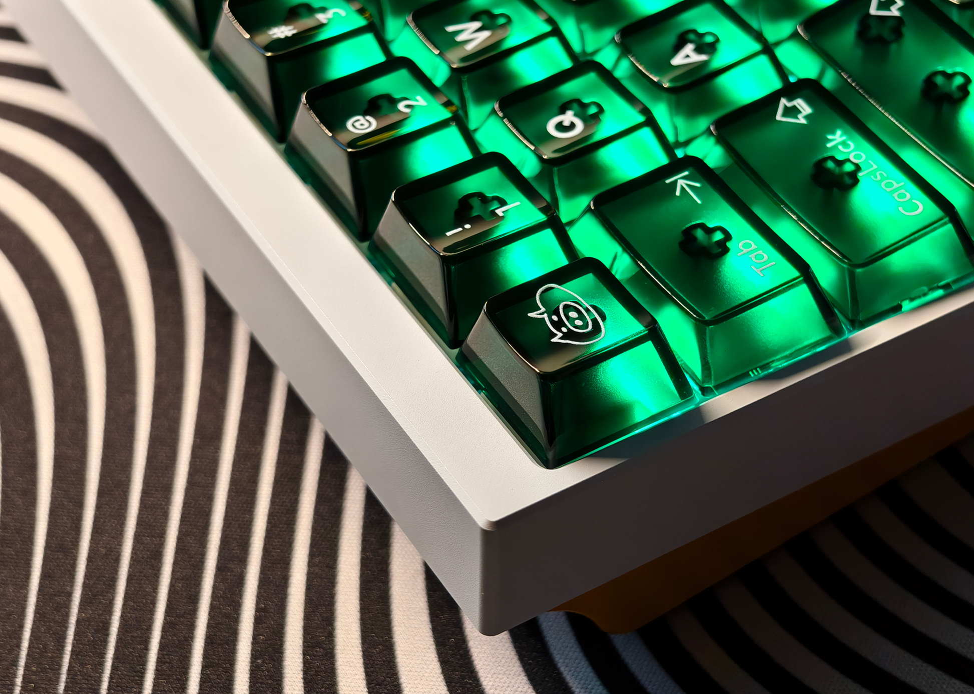 キーキャップ 104キー｜透明・PC素材・メカニカルキーボード用・RGB
