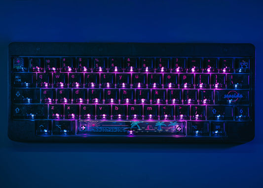 Lelelab x ICE CAT Seaside Clear Keyset