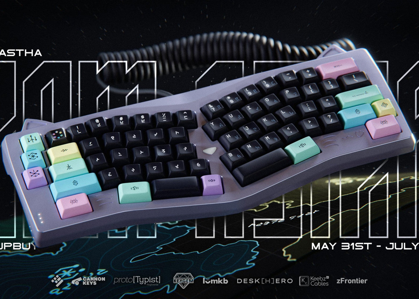 【新発売】Keyreative KAM ASTHA Thickened PBT キーキャップ