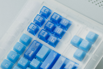 Leledesign Ocean Blue Cherry Profile Keycaps Set