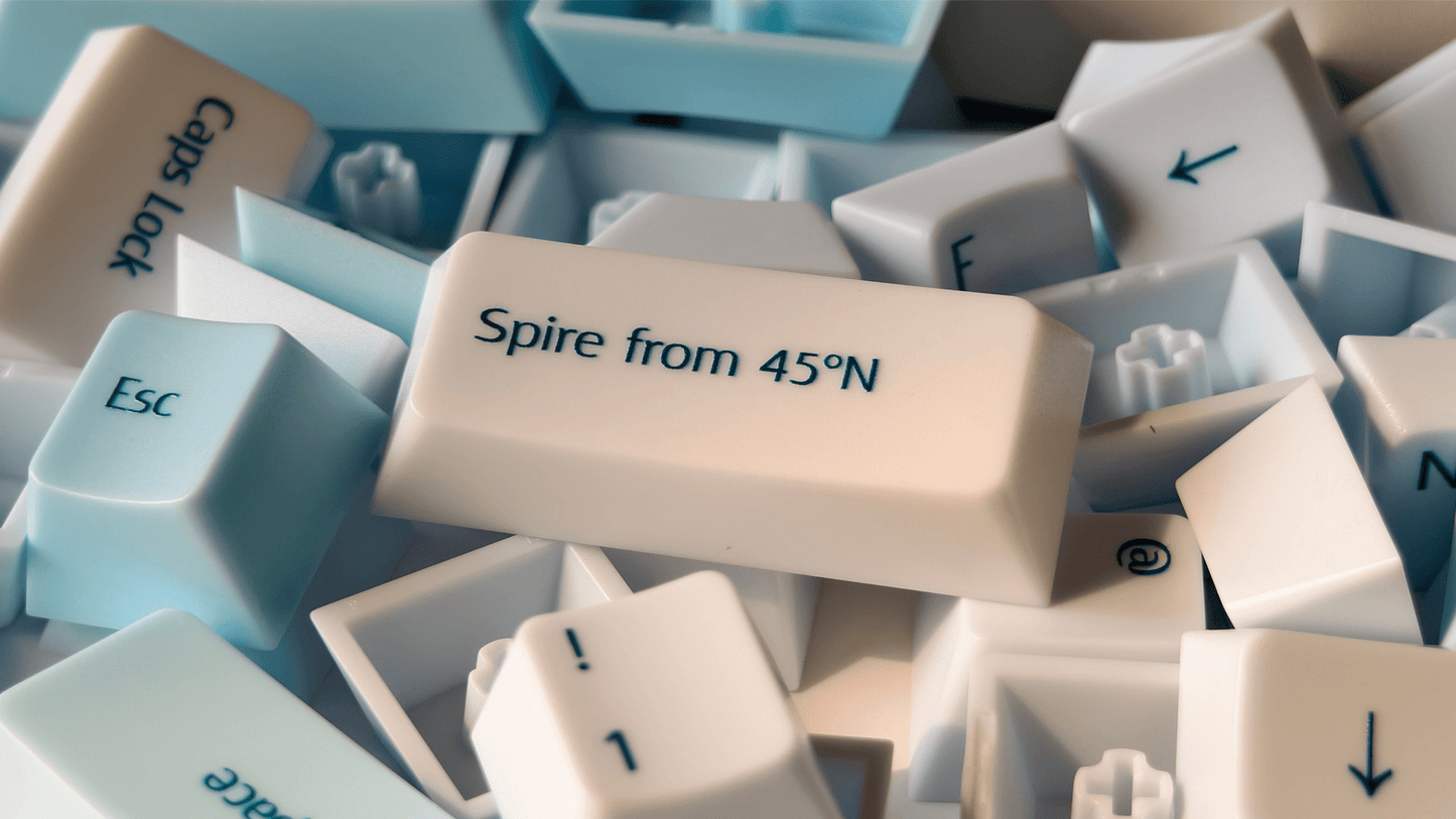 【新発売】LeleLab×Cheese Snowspire Lake Keycap set