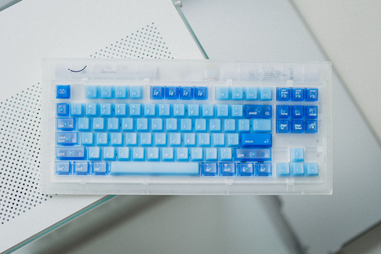LeleLab Blue Ocean クリアキーキャップセット