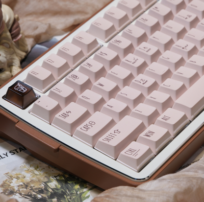 LeleDesign x KeyTok Good Night,Cocoa Keycaps Set