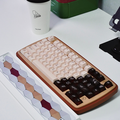 LeleDesign x KeyTok Good Night,Cocoa Keycaps Set