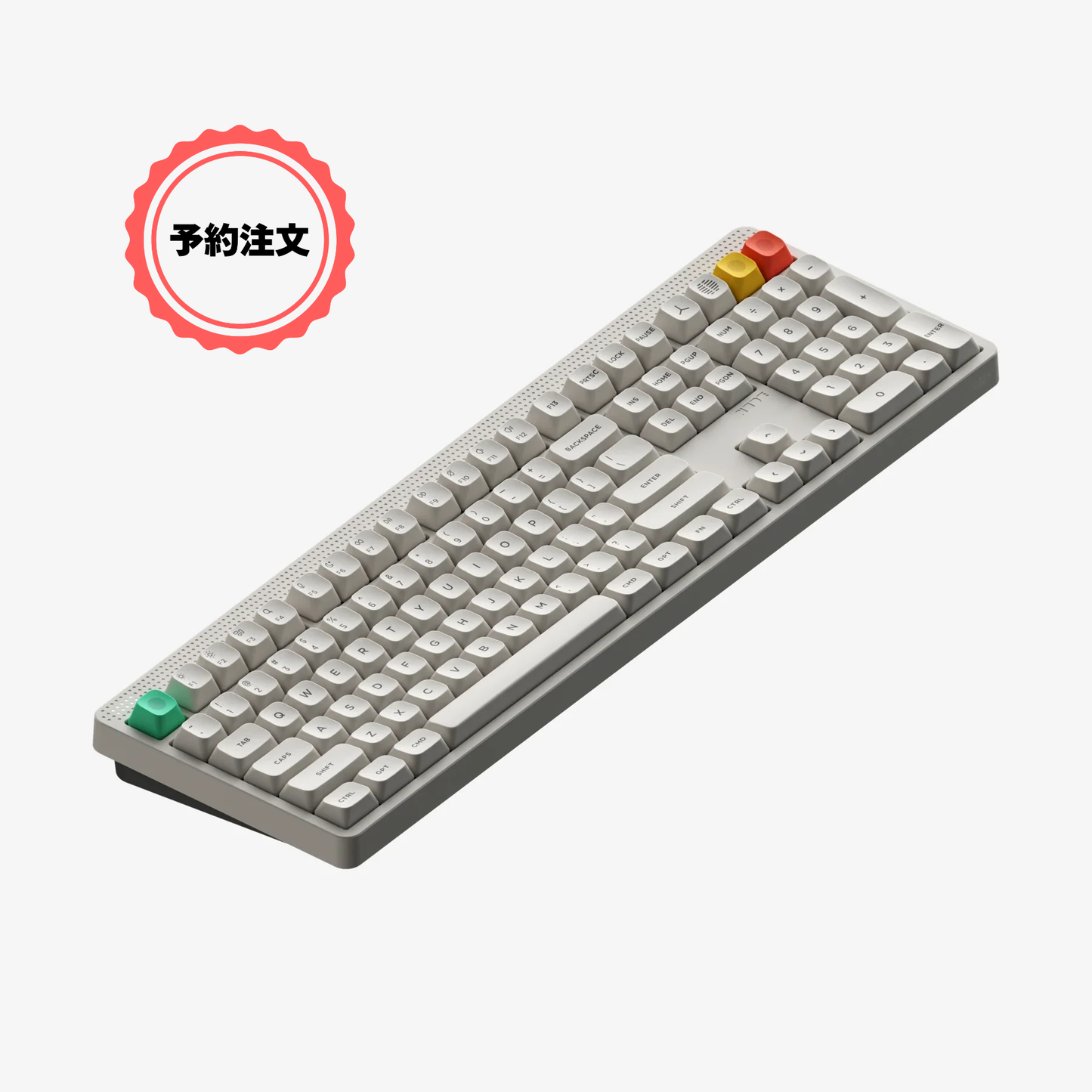 NuPhy Node100 ロープロファイル 静音スイッチ US配列 フルサイズ ワイヤレスメカニカルキーボード｜100%レイアウト