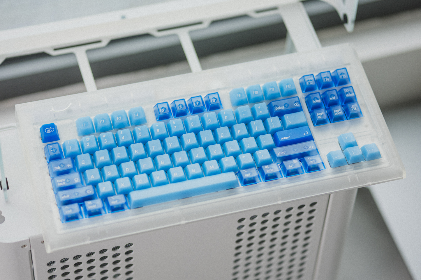 Leledesign Ocean Blue Cherry Profile Keycaps Set