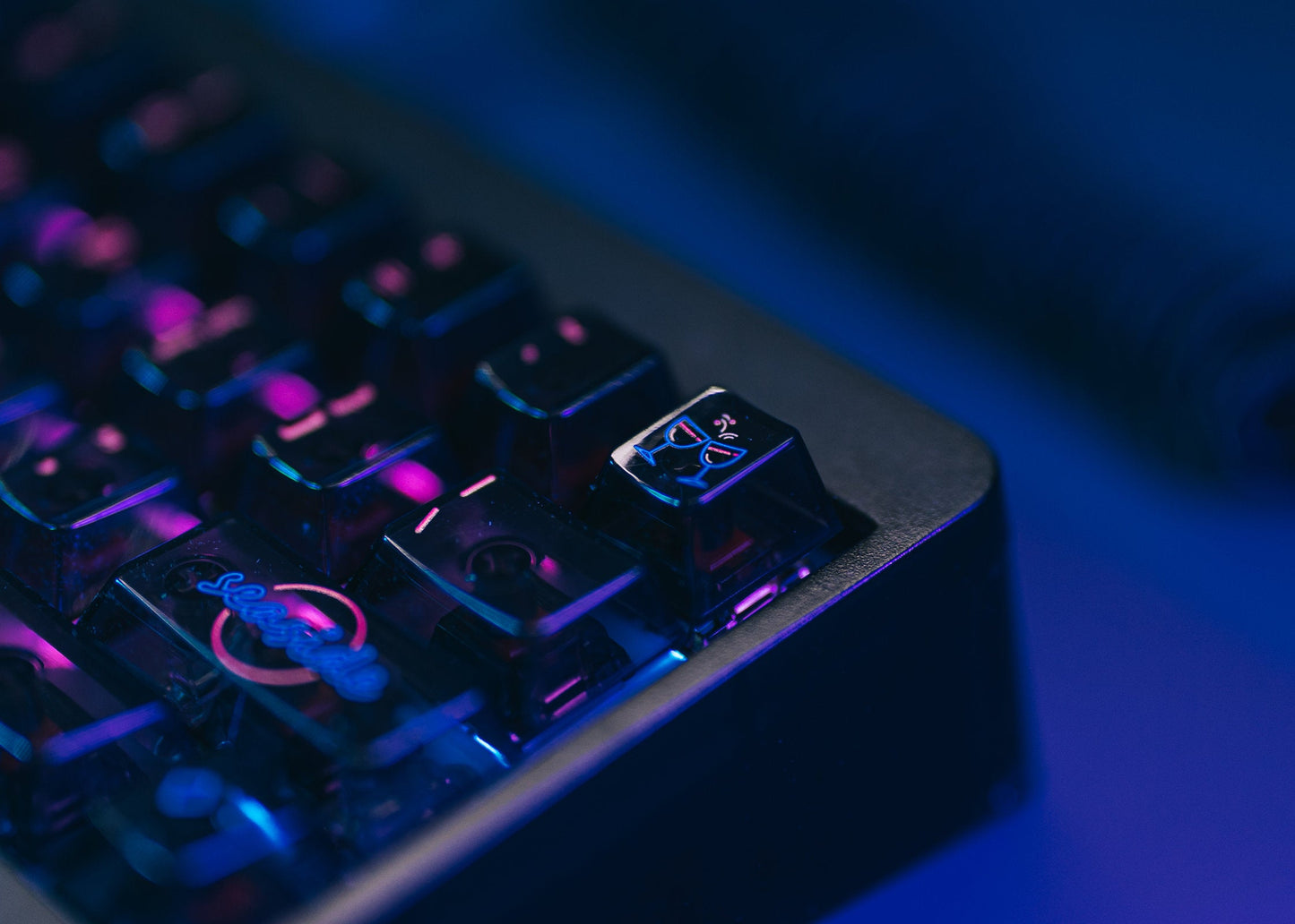 Lelelab x ICE CAT Seaside Clear Keyset