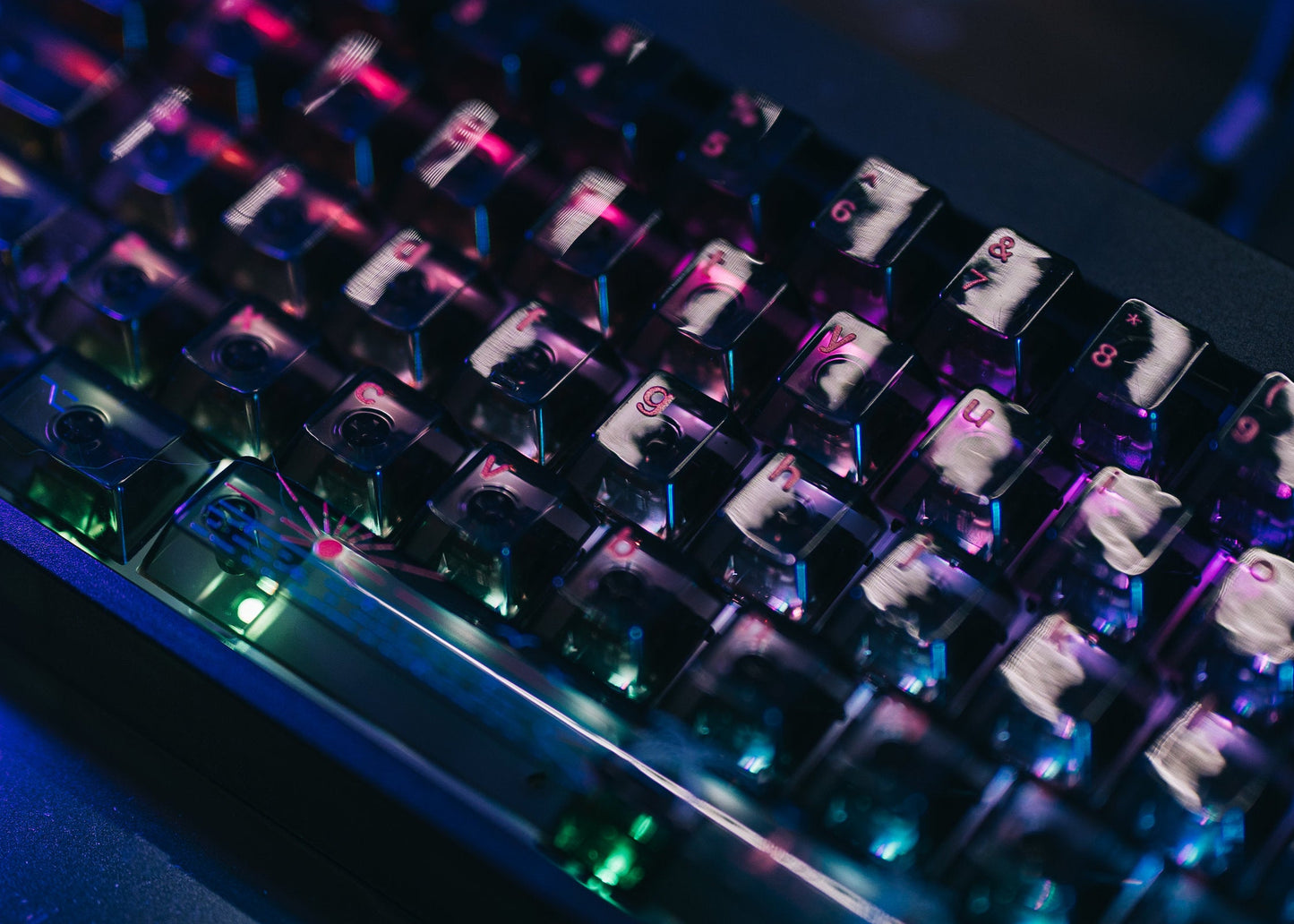 Lelelab x ICE CAT Seaside Clear Keyset