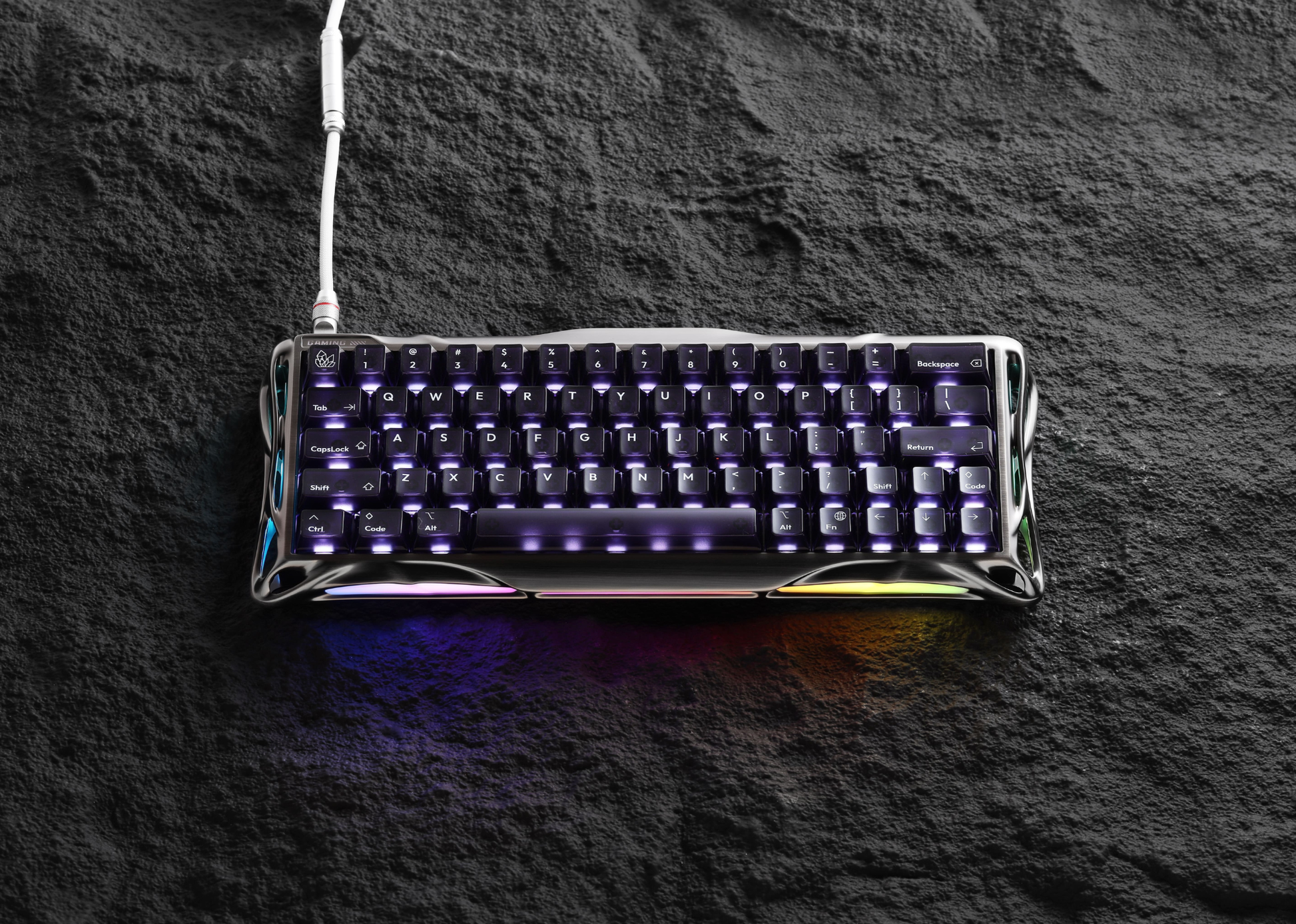 キーキャップ 104キー｜透明・PC素材・メカニカルキーボード用・RGB