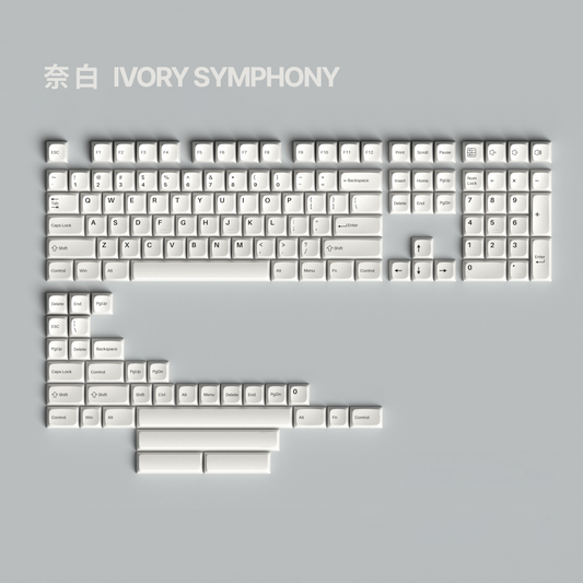 【新規取扱商品】KeyTok Ivory Symphony KDA Profile Dye-Sub PBT キーキャップ