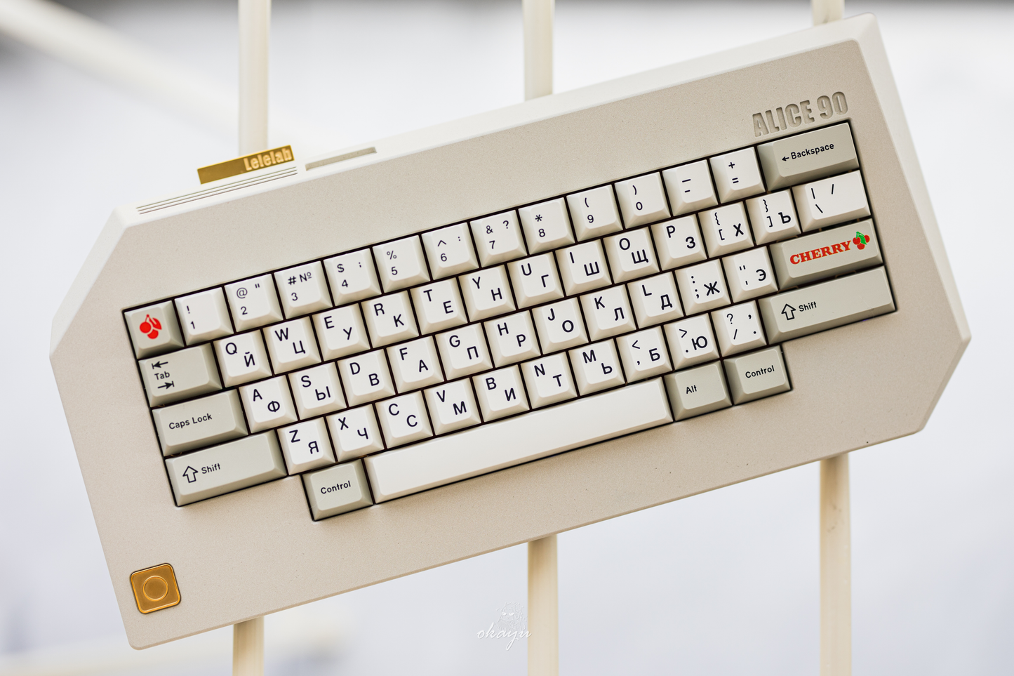 LeleLab Matra Alice 90 ガスケットマウント構造