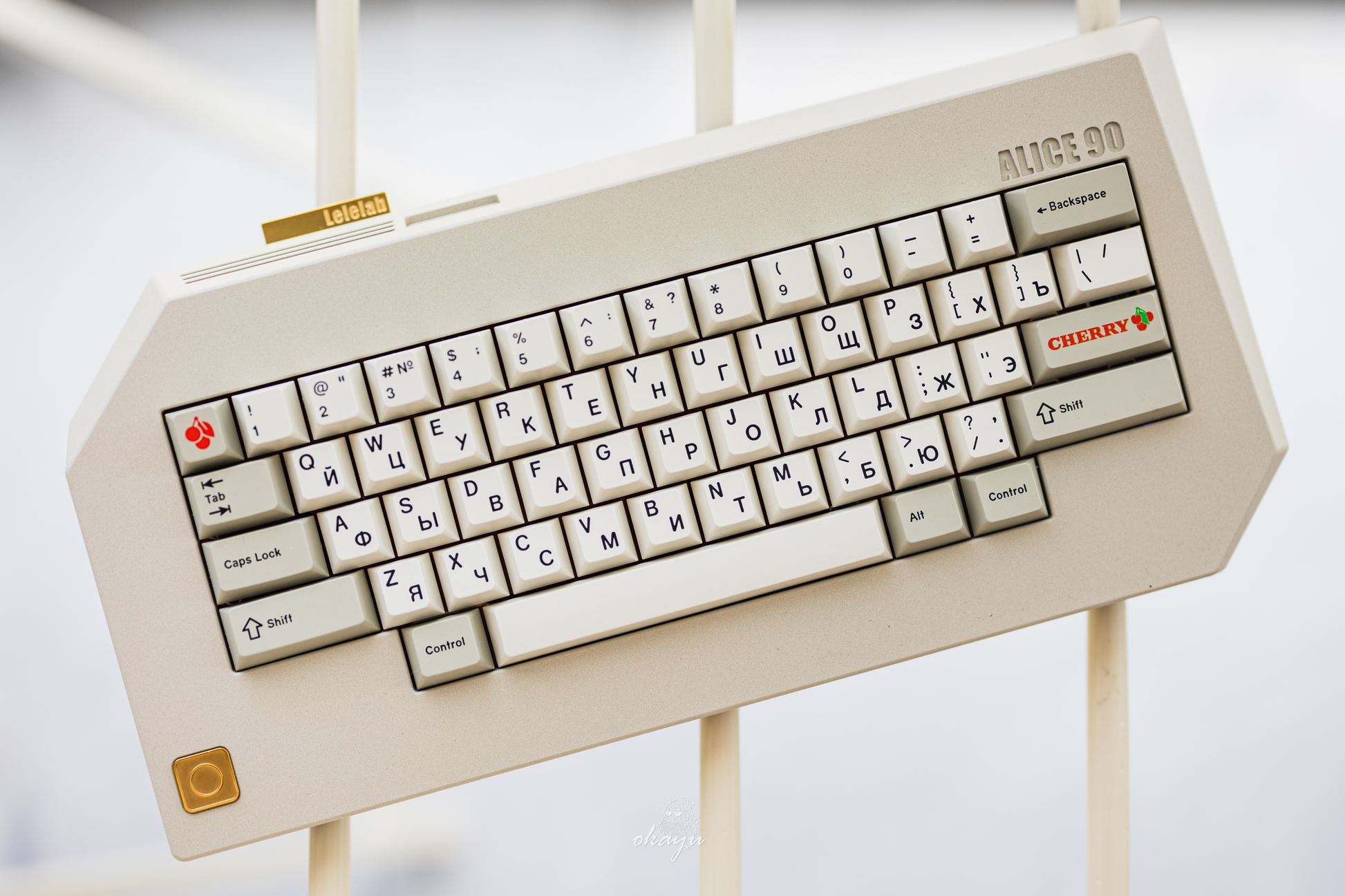 LeleLab Matra Alice 90 ガスケットマウント構造