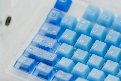 Leledesign Ocean Blue Cherry Profile Keycaps Set