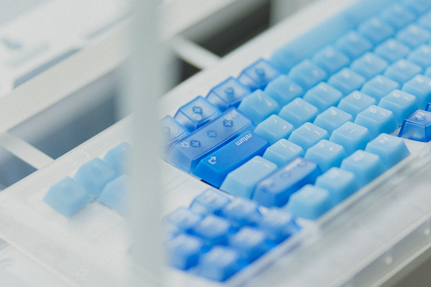 Leledesign Ocean Blue Cherry Profile Keycaps Set