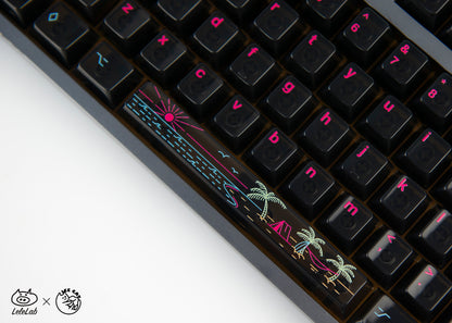Lelelab x ICE CAT Seaside Clear Keyset
