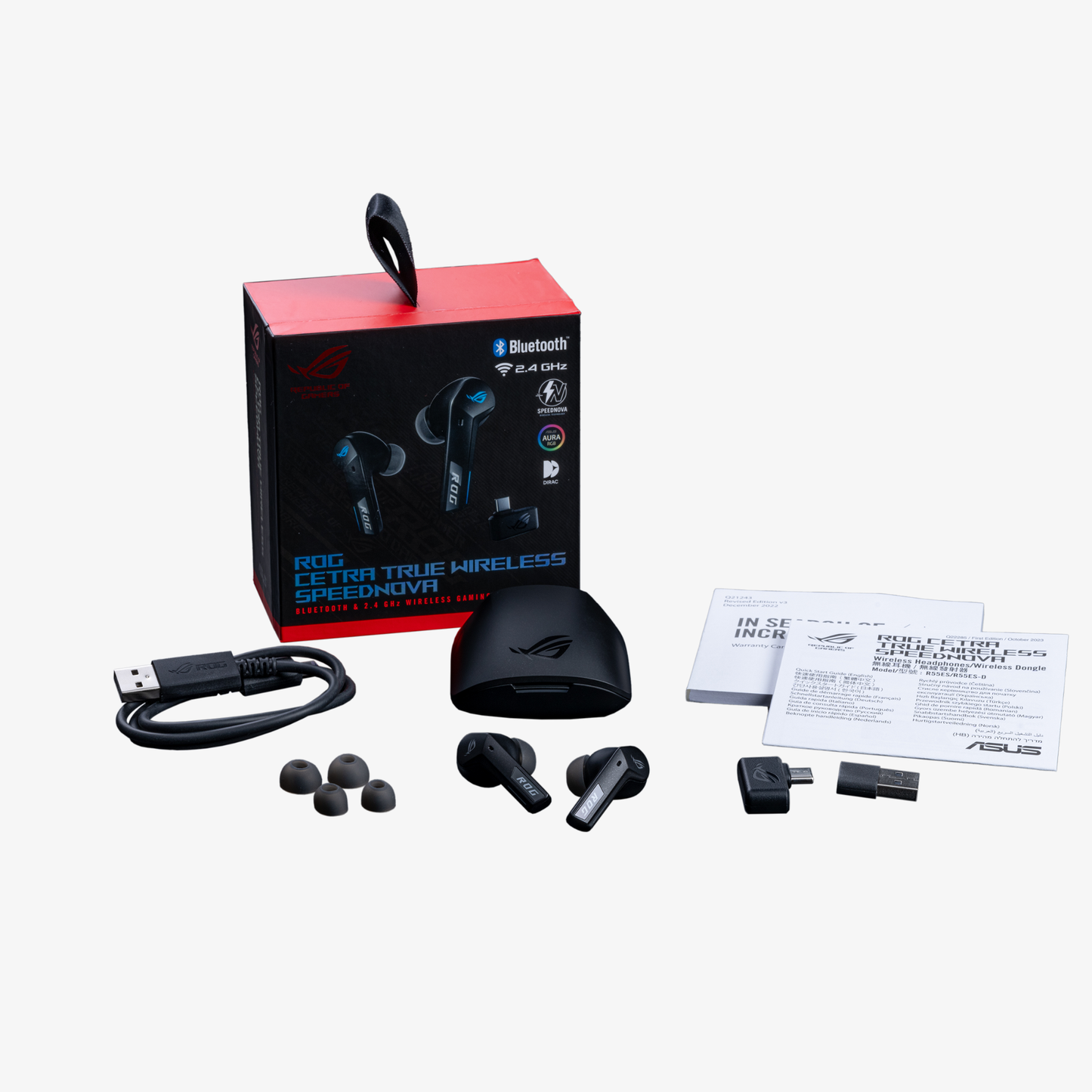 【新発売】ROG Cetra True Wireless SpeedNova ゲーミングイヤホン