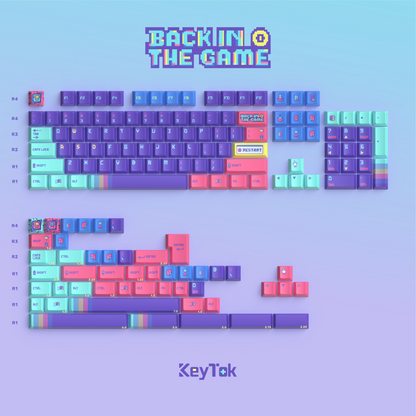 KeyTok Back In The Game Cherry Profile Dye-Sub PBT キーキャップ