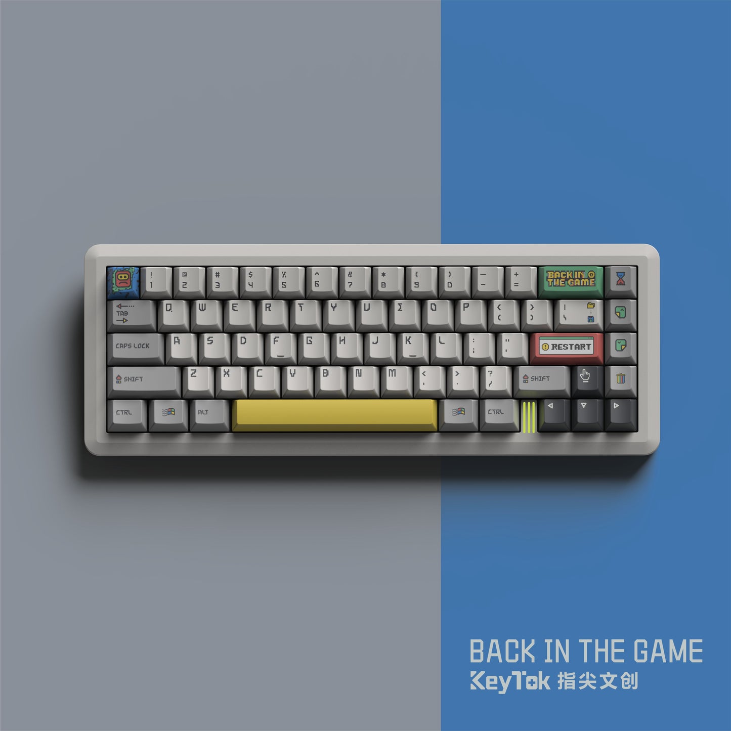 KeyTok Back In The Game Cherry Profile Dye-Sub PBT キーキャップ