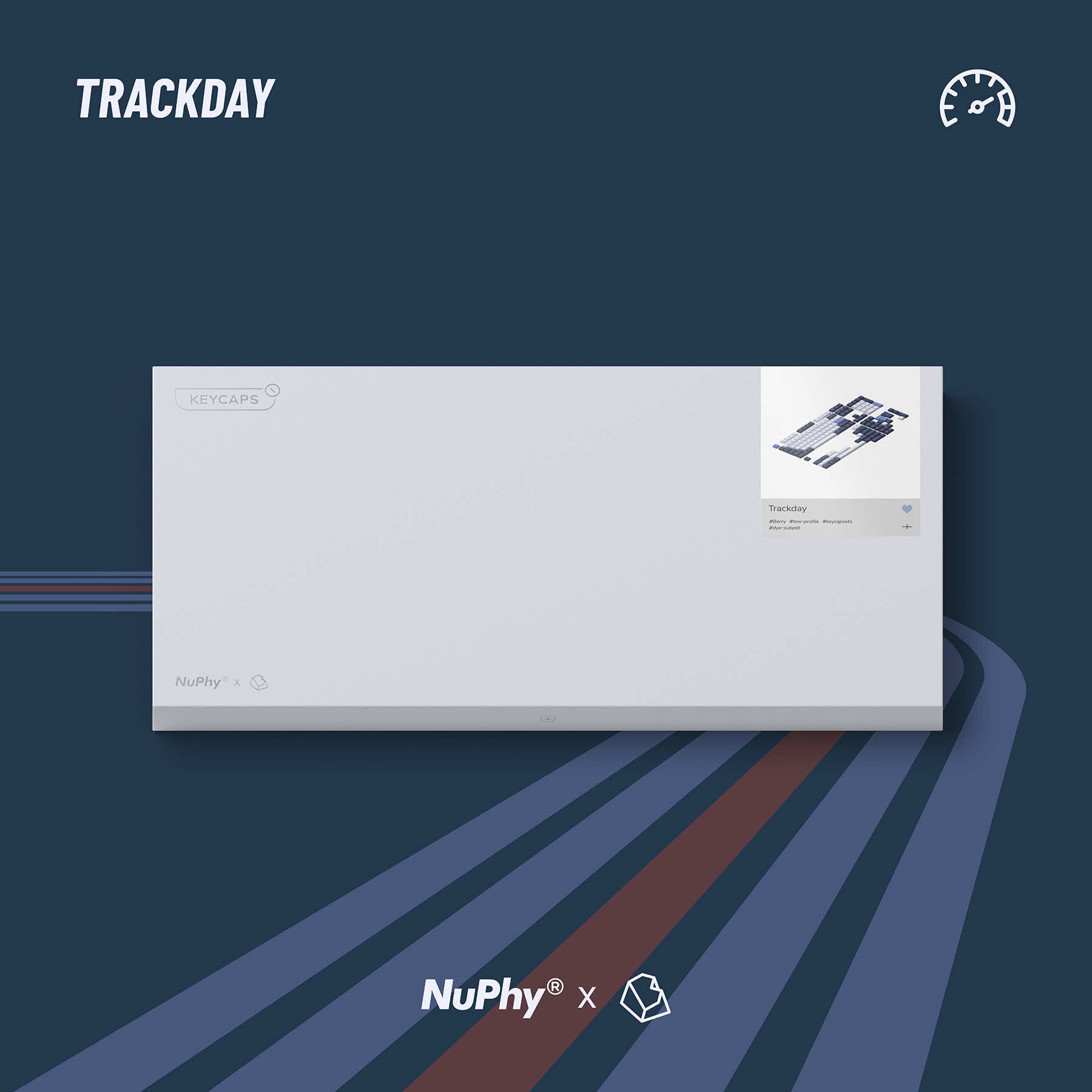nuphy Berry profile Trackday キーキャップ Berry Trackday – NuPhy