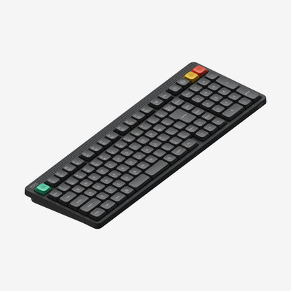 NuPhy Node100 JIS 100%レイアウト ワイヤレスメカニカルキーボード ブラック