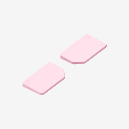ロープロファイル対応キーボード用リストレスト　ピンク