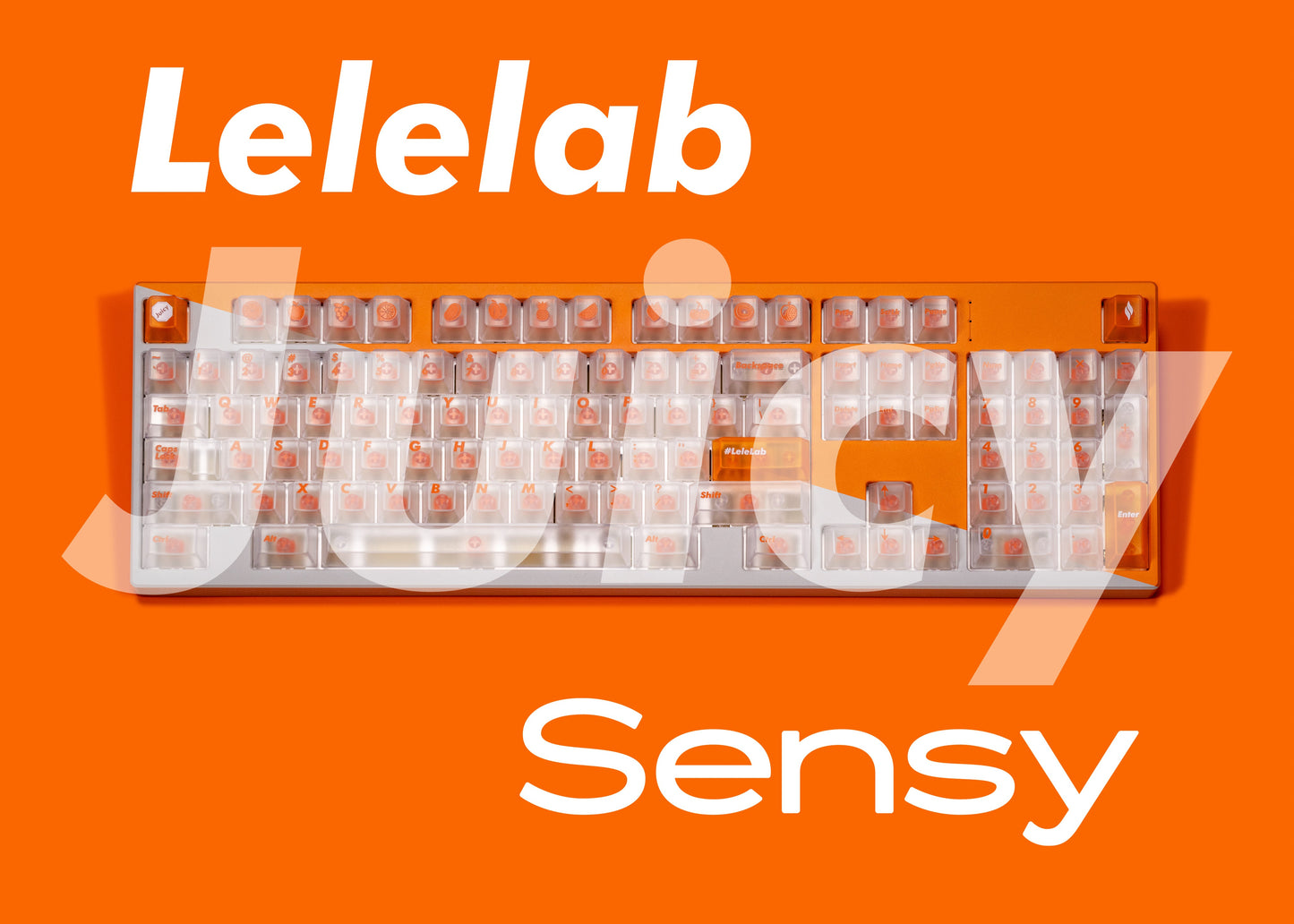 LeleLab X Sensy Supsup JUICYキーキャップ