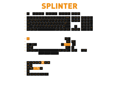 LeleLab x PointWorks SuperX Splinter R2 Keycap Set